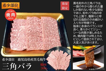 027-97 希少部位 黒毛和牛焼肉三角バラ300g