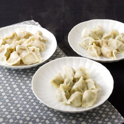 ふるさと納税 佐世保市 孫さんのもち米焼売とふかひれ姿煮と水餃子3種(にら・白菜・海老にら) |  | 02