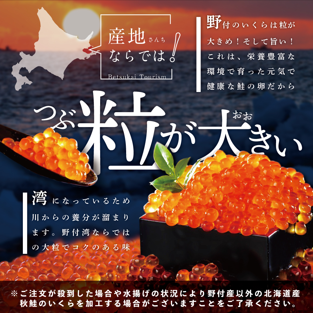 すぐ食べれる 国産大粒 いくら ！本場「北海道」 いくら醤油漬 250g【NK000NQ07】_イメージ2