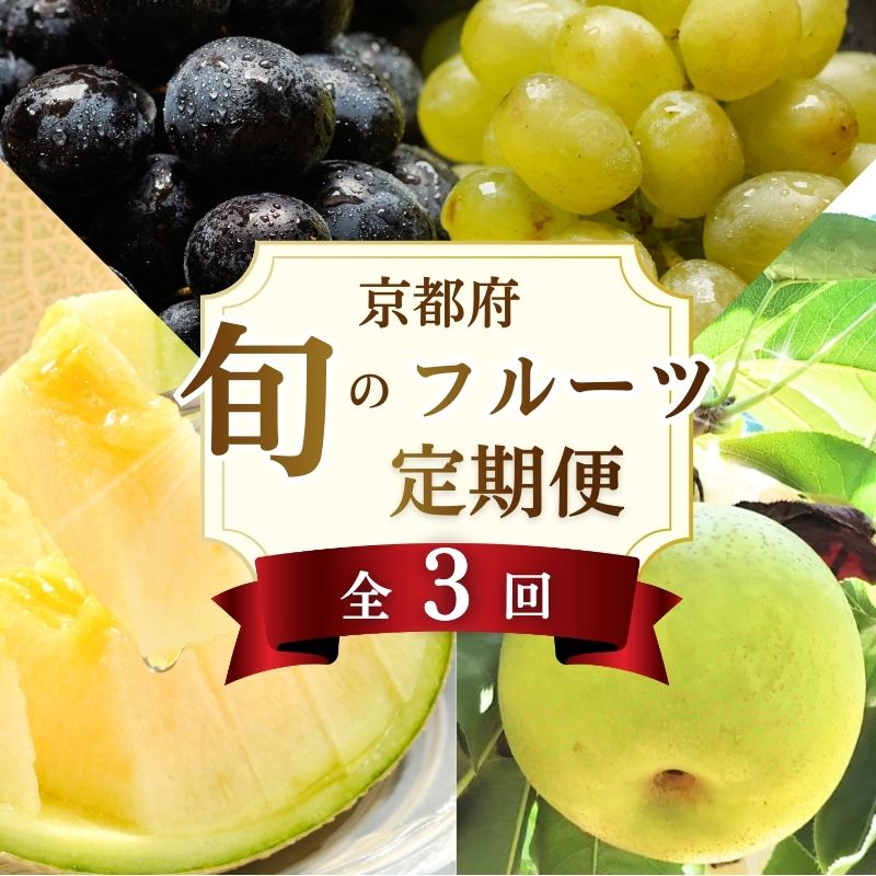 【ふるさと納税】【先行予約】2026年産 全3回フルーツの定期便 （ 砂丘メロン 琴引メロン 二十世紀梨 ぶどう 2種 食べ比べ シャインマスカット BKシードレス 巨峰 ピオーネ 紫玉 ブラックビート 藤稔 ） メロン 果物 定期便 梨 ナシ なし ブドウ 葡萄 頒布会