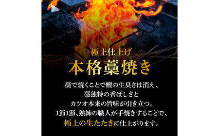 塩タタキ 田野屋塩二郎の塩×わら焼き鰹のタタキ1節【塩タタキ】
