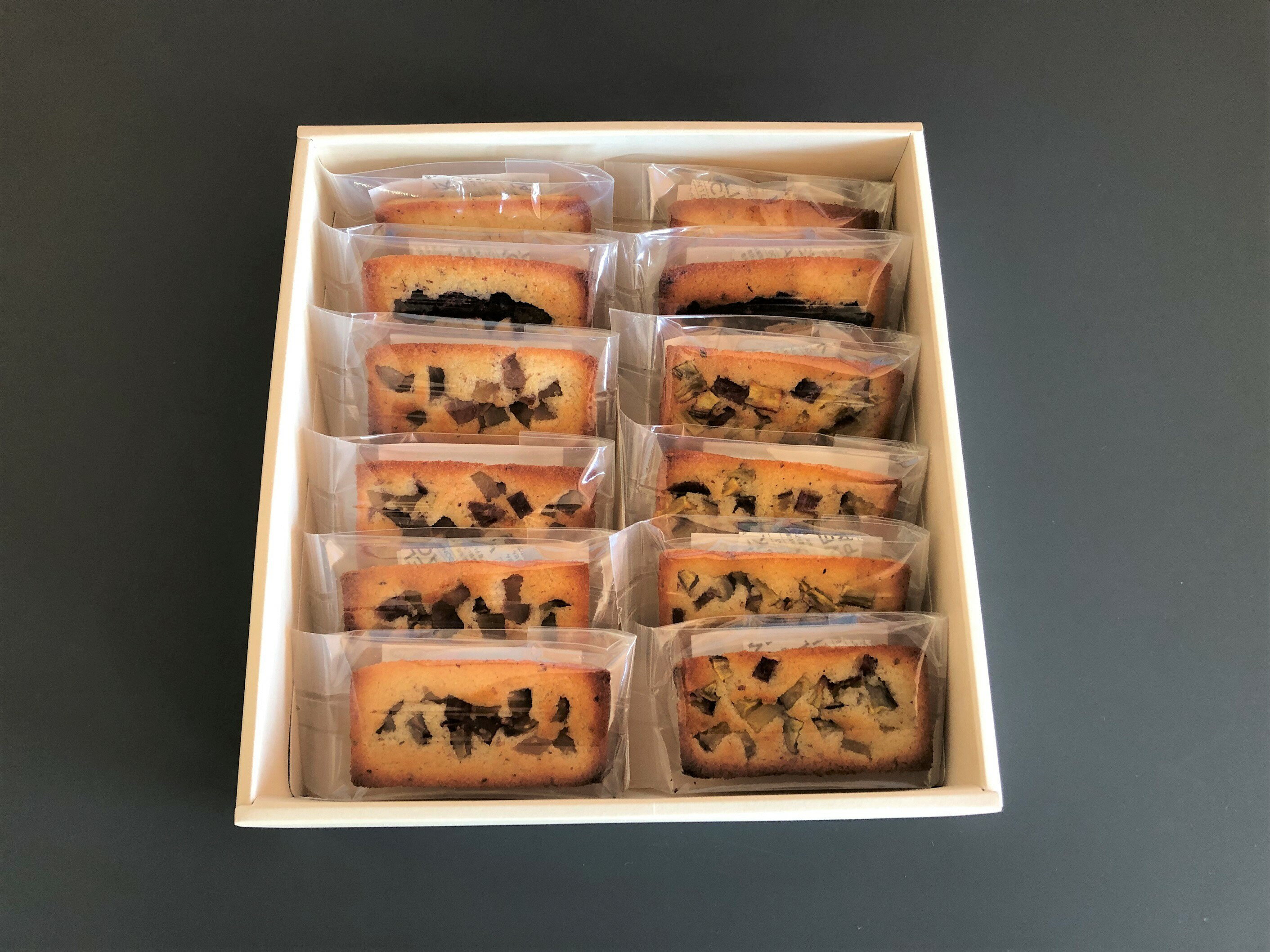【ふるさと納税】おやつ フィナンシェ12個セット（ブルーベリー・和栗・さつま芋）｜焼き菓子 お菓子 洋菓子 贈答 プレゼント 群馬県 前橋市