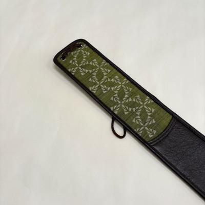 ふるさと納税 豊見城市 《ウージ染め》三線胴巻き(ティーガー穂畑)