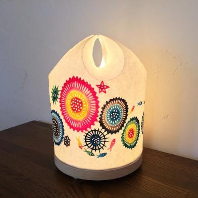 ふるさと納税 南城市 琉球あんどん　筒型　コーラル |  | 01