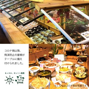 農村レストランふるる ビュッフェランチ お食事券 2名分