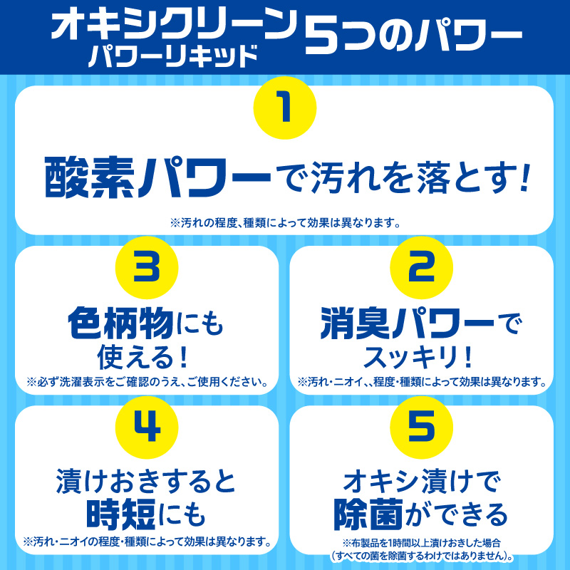 オキシクリーンパワーリキッド つめかえ用 940ml×5個
