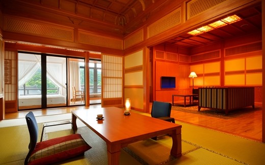 山の神温泉　優香苑ペア宿泊券(貴賓室)  【209】