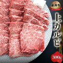 【ふるさと納税】白川郷 飛騨牛 上カルビ 焼肉用 300g 牛肉 国産 焼き肉 霜降り A4等級以上 A4 A5 等級 高山米穀 岐阜県 白川村 贅沢 冷凍 15000円 [S566]