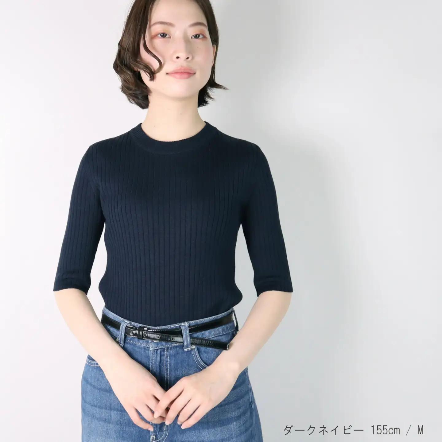 【先行予約】洗える シルクリブニットプルオーバー ( モカ・M ) レディース