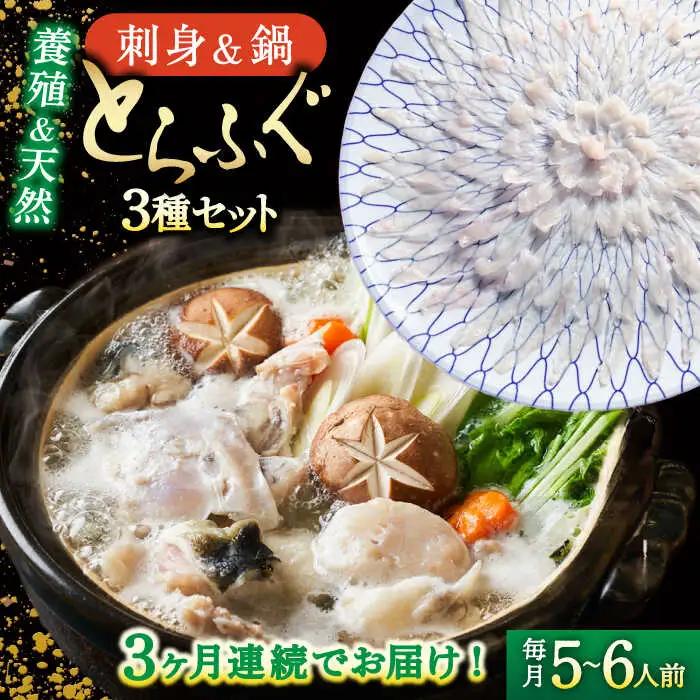 【2027年2月-初回発送】【3回定期便】南島原ふぐ三昧コース 5-6人前 / ふぐ フグ 河豚 トラフグ ふぐ刺し / 南島原市 / 大和庵 [SCJ032]
