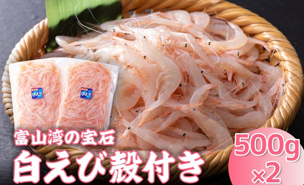 白えび殻付き500g×2