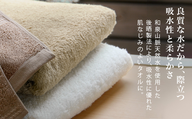 ヒオリエ 柔らか泉州タオル バスタオル 1枚 フェイスタオル1枚【タオル 泉州タオル 吸水 普段使い 無地 シンプル 日用品 ふわふわ ふかふか 家族 泉州タオル 一人暮らし】 099H1141-1