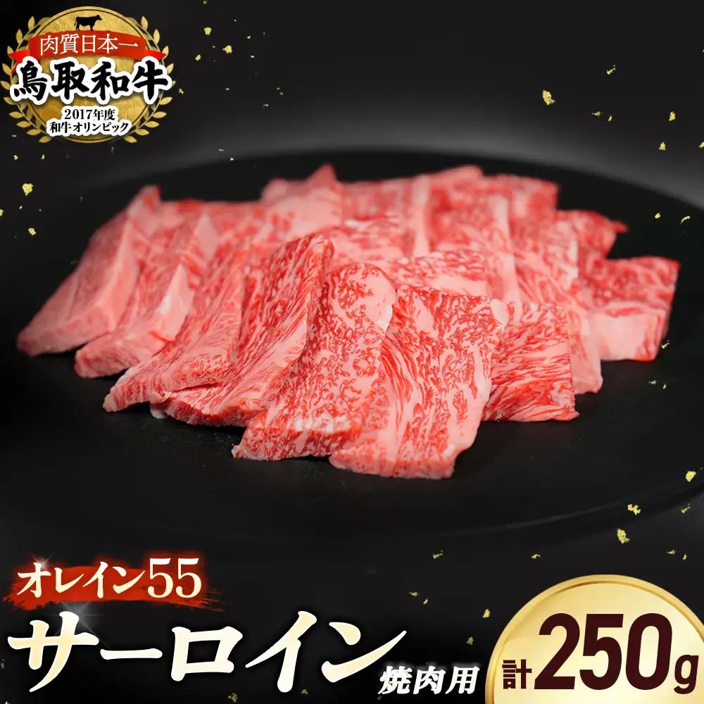 鳥取和牛 オレイン55サーロイン焼肉用（250g） 牛肉 焼肉 サーロイン