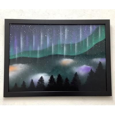 ふるさと納税 神戸市 スプレアート作品原画「心に刻む奇跡の景色」