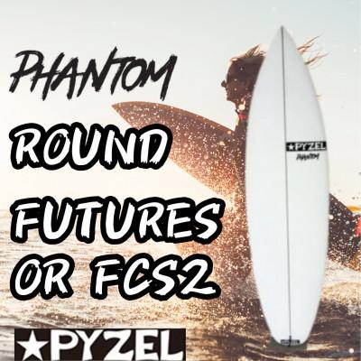 ふるさと納税 藤沢市 サーフボード【PHANTOM ROUND 3FIN FUTURES or FCS2】PYZEL