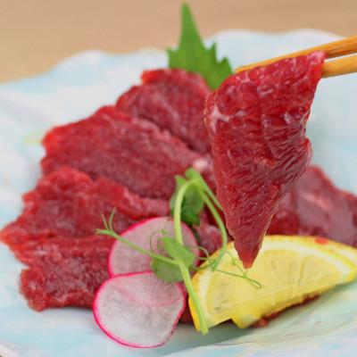 ふるさと納税 山江村 国産　赤身馬刺し400g(約80g×5)(山江村) |  | 01