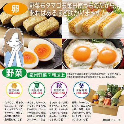 ふるさと納税 泉佐野市 主婦が選んだ まんぷく セット(牛ハラミ 銀鮭 たまご 野菜)【複数個口で配送】 099S016 |  | 02