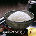 【ふるさと納税】お米 コシヒカリ 10kg 岡山県美咲町産 おこめ 米 国産　【美咲町】　お届け：2023年10月10日～