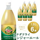 【ふるさと納税】カナダドライ ジンジャーエール 1.5LPET (6本)【ジンジャー 炭酸飲料 炭酸 1.5L 1.5リットル ペットボトル ペット シャンディガフ 刺激 気分爽快 イベント】】Z1-R090014