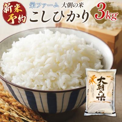 ふるさと納税 北広島町 栄ファーム 大朝の米 こしひかり(精米3kg)2026年産