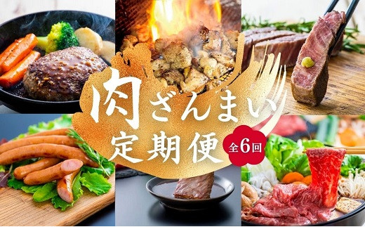 
                  【6ヶ月定期便】牛肉 焼肉 ステーキ スライス 鶏肉 ウインナー ハンバーグ 食べ比べ
                