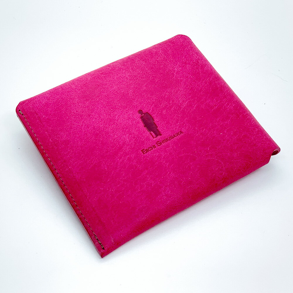 【ふるさと納税】渋沢栄一翁 コンパクト財布 1点 フューシャ W110×H90×D20mm 牛革 レザー カード 札入れ コイン 小銭入れ 財布 ウォレット 東京都 北区 送料無料