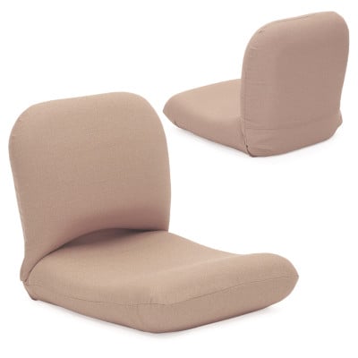 
産学連携　背中を支える美姿勢座椅子5　ベージュ【1221417】
