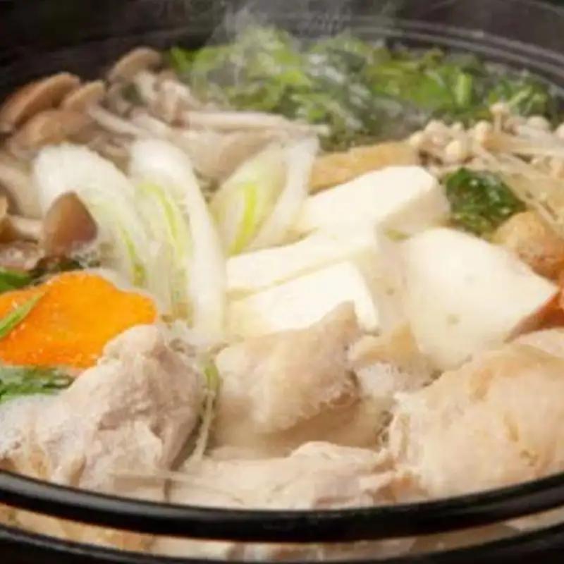 訳あり！博多水炊きセット　10人前（2人前×5セット）【水炊き 鍋 鶏肉 お肉 とりにく 食品 福岡名物 人気 おすすめ 送料無料 福岡県 筑前町 AR040】
