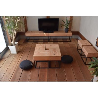 ふるさと納税 木津川市 HITTITEの天板が分厚いシリーズ  「The Low 36」  フラワースタンド 2台 |  | 02