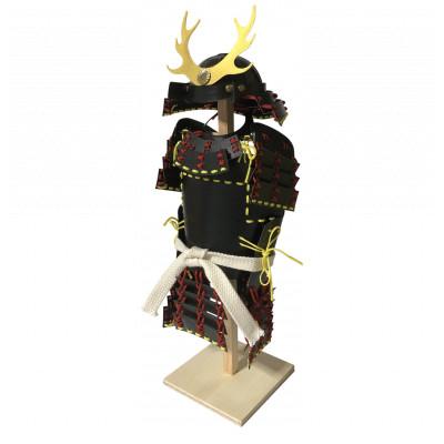 ふるさと納税 太田市 甲冑型ボトルホルダー　完成品　黒