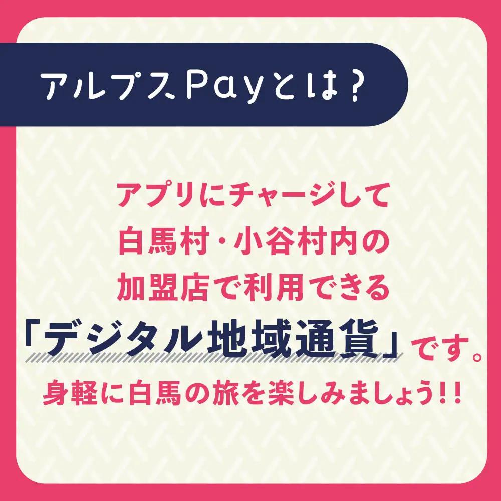 白馬村・小谷村共通地域ポイント「アルプスPayふるさとポイント」90,000pt（90,000円分）