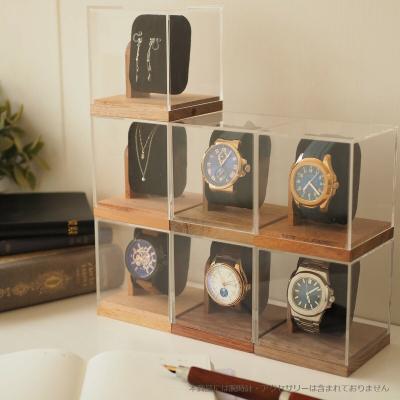 ふるさと納税 小牧市 天然木のプレミアム腕時計ケース(ウォールナット)[106K01-02] |  | 01