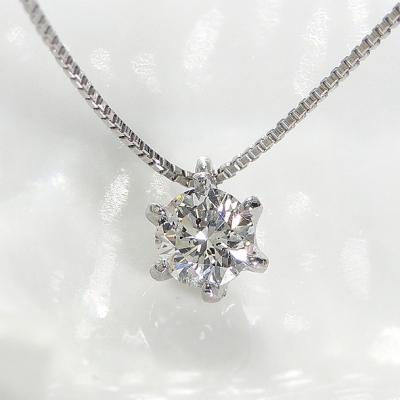 ふるさと納税 甲府市 HPt950【D SI EX H&C】ダイヤモンド0.2ctシンプルペンダント K027913-H |  | 01