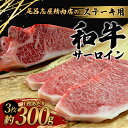 【ふるさと納税】 尾呂志屋精肉店の和牛サーロイン ステーキ用 3枚 (1枚約300g) 【1か月以内に順次発送】 / 和牛 サーロイン ステーキ ステーキ用 牛肉 牛 精肉