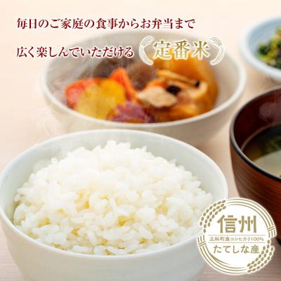 ふるさと納税 立科町 【令和8年産米】 信州たてしな産 御泉水米こしひかり10kg |  | 01