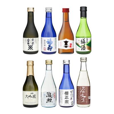 ふるさと納税 神戸市 【沢の鶴・福寿・剣菱・菊正宗・白鶴・瀧鯉・櫻正宗・道灌】神戸の酒蔵飲み比べセット(300ml×8本)