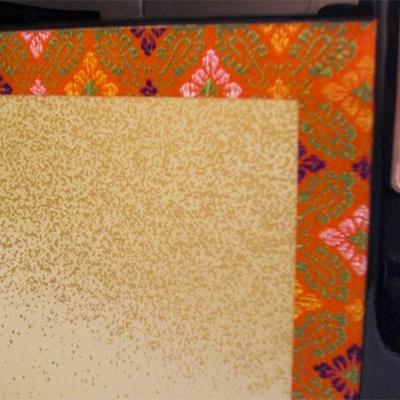 ふるさと納税 小野市 屏風　17号　雲柄絹目　六曲一本　黒塗 |  | 01