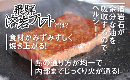 訳あり 屋外専用 肉や野菜が美味しく焼ける！飛騨溶岩プレート「美味焼」【優】[Q952]