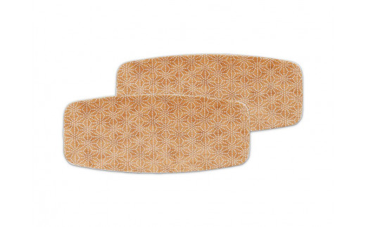 
                  タツクラフト 友禅和紙おしぼりトレー 2枚セット 麻の葉
                