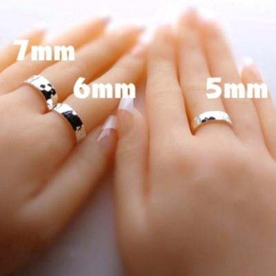 ふるさと納税 藤沢市 シルバー 6ミリ槌目リング P3〜30号 マイナスサイズ対応 ご希望リングサイズで制作 |  | 01