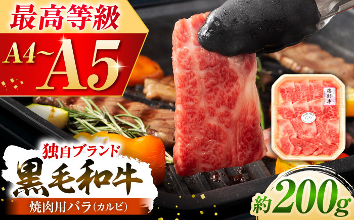 くまもと黒毛和牛「藤彩牛」バラ(カルビ)焼き肉用 1650【株式会社フジチク】 [BHAD007]