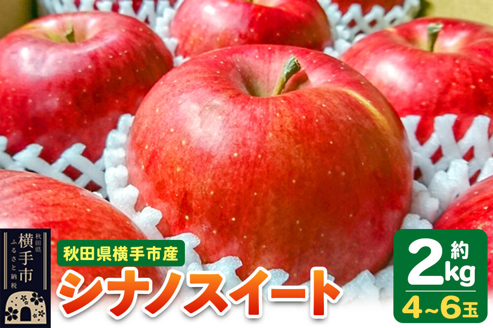 【先行受付 3月頃発送】りんご シナノスイート 約2kg（4～6玉） [先行予約 りんご シナノスイート 林檎 アップル 赤 果実 果物 フルーツ 美味 おいしい]