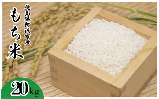 もち米 20kg 赤飯 おはぎ 20キロ コメ 備蓄 備蓄米 保存 防災 災害 おこわ 雑煮 大福 あられ イベント 餅つき 須見商店 阿波市 徳島県