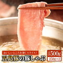 【ふるさと納税】五島豚 しゃぶしゃぶ 250g×2P【ニク勝】[PBF008]