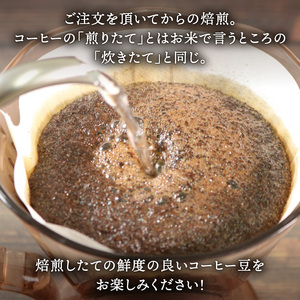 【3ヶ月/定期便】 自家焙煎 コーヒー 豆 100g ケニア 中煎り