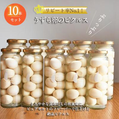 ふるさと納税 泉佐野市 うずら卵のピクルス 10本セット いずみピクルス NSW 099H3664