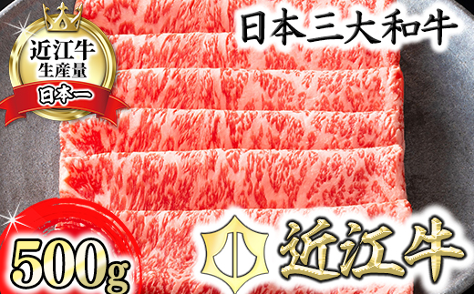 【4等級以上】【カネ吉山本】近江牛［特］すきやき用サーロイン【500ｇ】【Y075W1】