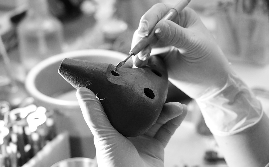 渋沢栄一オカリナ（陶器製）AC調 11ホール