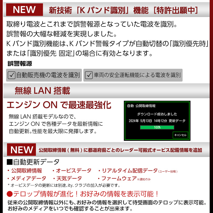 K-277 レーザー＆レーダー探知機(Z850DR)【ユピテル】