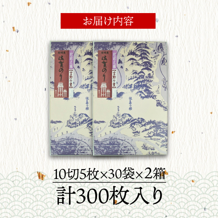 【味付けのり】佐賀海苔 吉野ヶ里30束×２箱（10切5枚30袋/1箱） 株式会社サン海苔/吉野ヶ里町 [FBC046]